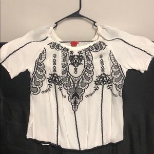 White and Black dress shirt